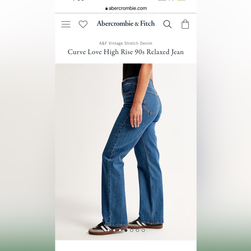 Curve love 90s relaxed wide leg
